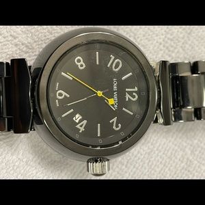 COPY - Louis Vuitton watch with Black Ceramic chain strap